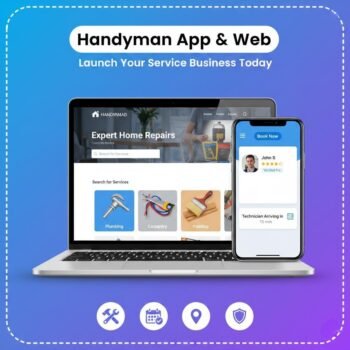 Handyman App and Website - On-Demand Home Service with Complete Solution + ChatGPT