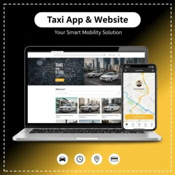 Taxi booking App with Cab Driver app and website complete solution